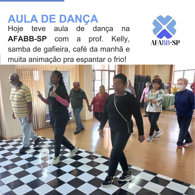 Aula de Dança Agitou a AFABB-SP!