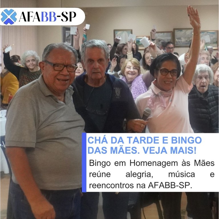 Bingo em Homenagem às Mães reúne alegria, música e reencontros na AFABB-SP